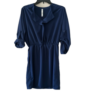 Hug Shirt Dress Blue